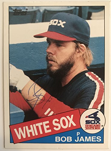 Bob James Signed Autographed 1985 Topps Traded Baseball Card - Chicago White Sox