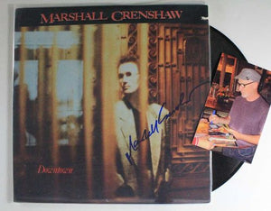 Marshall Crenshaw Signed Autographed "Downtown" Record Album - COA Matching Holograms
