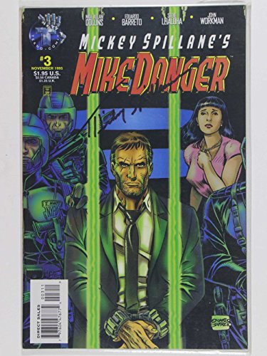Mickey Spillane (d. 2006) Signed Autographed 'Mike Danger' Comic Book - COA Matching Holograms