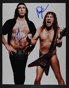 Lips Kudlow & Robb Reiner Signed Autographed "Anvil" Glossy 11x14 Photo - COA Matching Holograms