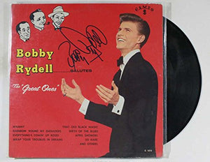 Bobby Rydell Signed Autographed "Salutes the Great Ones" Record Album - COA Matching Holograms