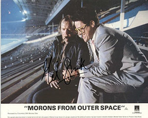 Mel Smith (d. 2013) Signed Autographed "Morons From Outer Space" 8x10 Photo - COA Matching Holograms