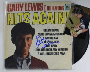 Gary Lewis Signed Autographed "Hits Again" Record Album - COA Matching Holograms