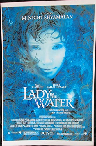 M. Night Shyamalan Signed Autographed 'Lady in the Water' Glossy 11x17 Movie Poster - COA Matching Holograms