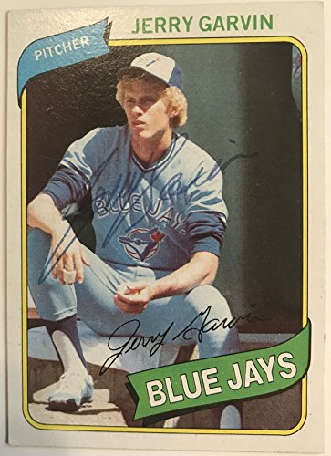 Jerry Garvin Signed Autographed 1980 Topps Baseball Card - Toronto Blue Jays