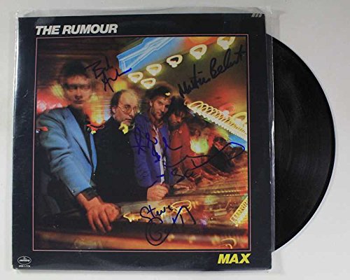 Graham Parker & The Rumour Group Signed Autographed 