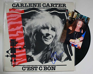 Carlene Carter Signed Autographed "C'est C Bon" Record Album - COA Matching Holograms
