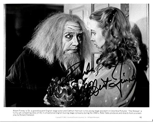 Albert Finney Signed Autographed 'The Dresser' Glossy 8x10 Photo - COA Matching Holograms