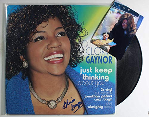 Gloria Gaynor Signed Autographed 'Just Keep Thinking About You' Record Album - COA Matching Holograms