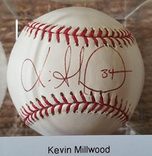 Kevin Millwood Signed Autographed Official Major League (OML) Baseball - COA Matching Holograms
