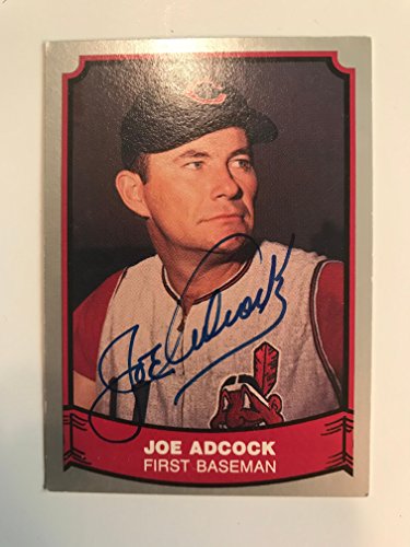 Joe Adcock (d. 1999) Signed Autographed 1988 Pacific Legends Baseball Card - Cleveland Indians