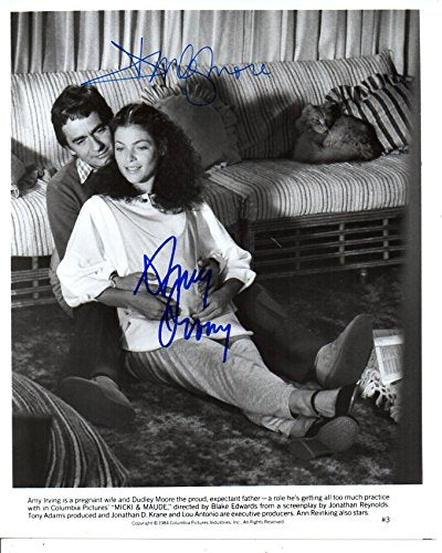 Dudley Moore (d. 2002) & Ann Reinking Signed Autographed 