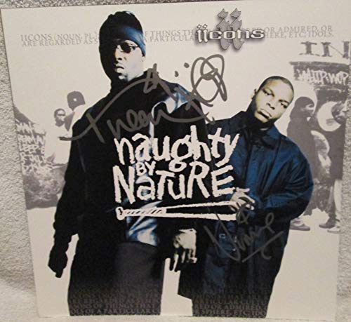 Treach & Vin Rock Signed Autographed 'Naughty By Nature' 12x12 Promo Photo - COA Matching Holograms