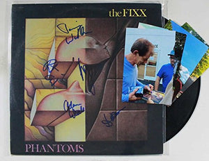 The Fixx Group Signed Autographed "Phantoms" Record Album - COA Matching Holograms
