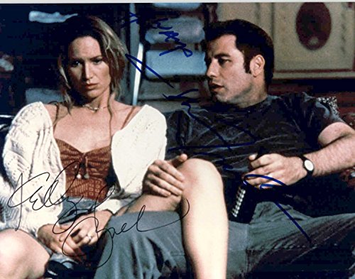 John Travolta & Kelly Lynch Signed Autographed 