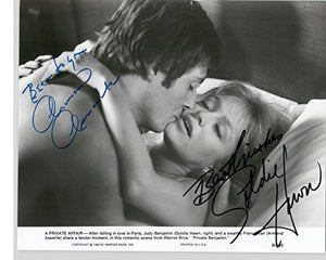 Goldie Hawn & Armand Assante Signed Autographed "Private Benjamin" Glossy 7x9 Photo - COA Matching Holograms