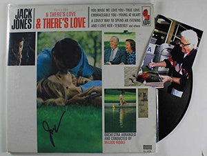 Jack Jones Signed Autographed "There's Love & There's Love" Record Album - COA Matching Holograms