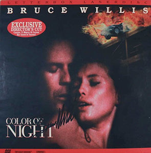 Bruce Willis Signed Autographed "Color of Night" Laser Disc - COA Matching Holograms
