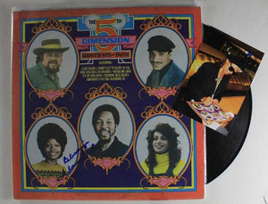 Florence LaRue Signed Autographed "The Fifth Dimension" Record Album - COA Matching Holograms