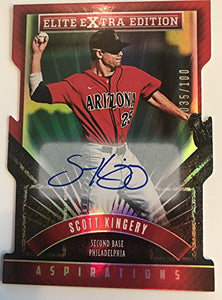 Scott Kingery Signed Autographed 2015 Panini Elite Certified Auto Baseball Card - Philadelphia Phillies