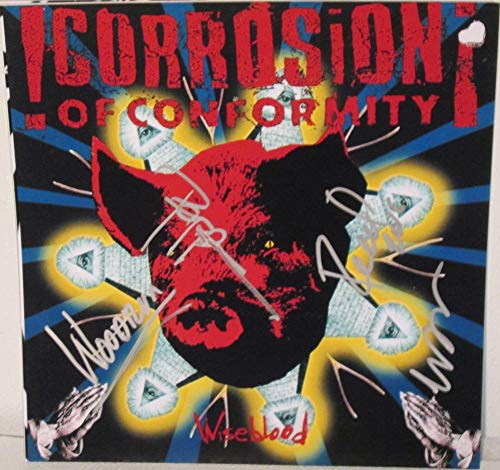 Corrosion of Conformity Band Signed Autographed 'Wiseblood' 12x12 Promo Photo - COA Matching Holograms