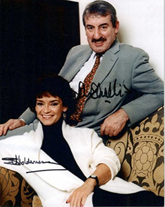 John Challis & Sue Holderness Signed Autographed "Only Fools and Horses" Glossy 8x10 Photo - COA Matching Holograms