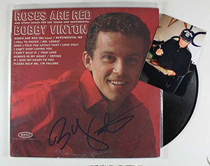 Bobby Vinton Signed Autographed "Roses are Red" Record Album - COA Matching Holograms