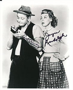 Art Carney & Joyce Randolph Signed Autographed "The Honeymooners" Glossy 8x10 Photo - Todd Mueller COA