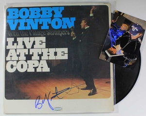 Bobby Vinton Autographed "Live At The Copa" Record Album - COA Matching Holograms