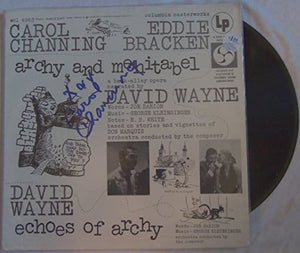 Carol Channing Signed Autographed "Echos of Archy" Record Album - COA Matching Holograms