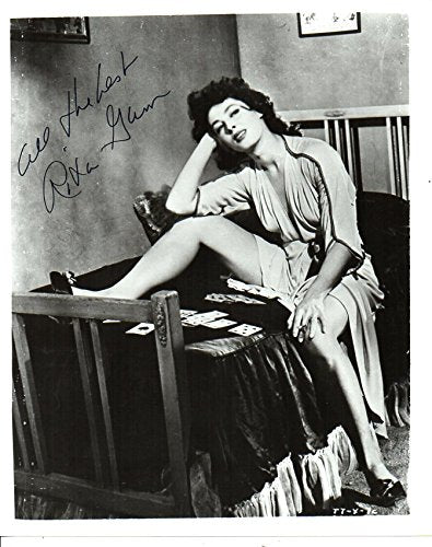 Rita Gam Signed Autographed Vintage Glossy 8x10 Photo - COA Matching Holograms