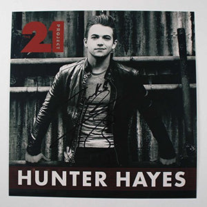 Hunter Hayes Signed Autographed "Project 21" 12x12 Promo Photo - COA Matching Holograms