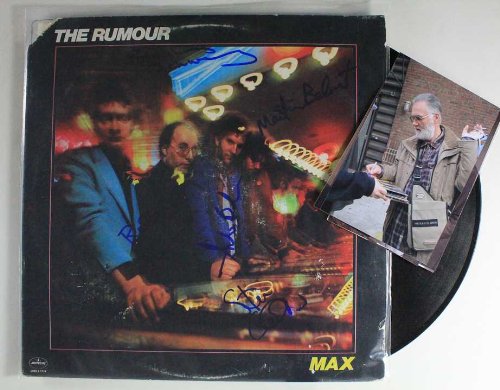 Graham Parker & The Rumour Group Signed Autographed 