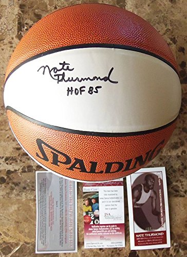 Nate Thurmond (d. 2016) Signed Autographed Full-Sized LE Basketball #/108 - (JSA COA)