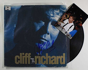 Cliff Richard Signed Autographed "Lean on You" Record Album - COA Matching Holograms