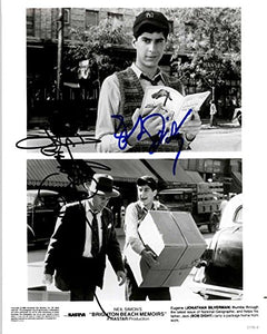 Jonathan Silverman & Bob Dishy Signed Autographed "Brighton Beach Memoirs" Glossy 8x10 Photo - COA Matching Holograms
