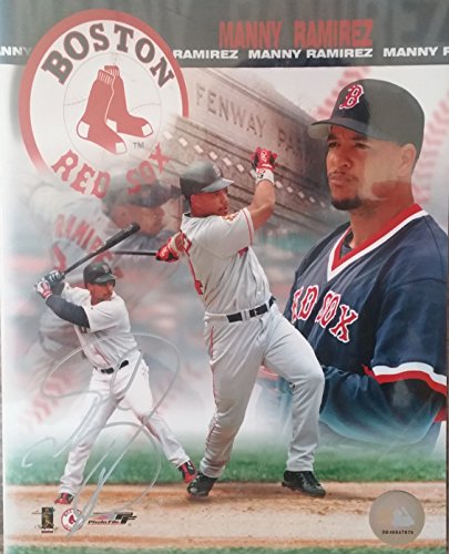 Manny Ramirez Signed Autographed Glossy 8x10 Photo Boston Red Sox - COA Matching Holograms