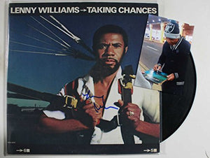 Lenny Williams Signed Autographed "Taking Chances" Record Album - COA Matching Holograms