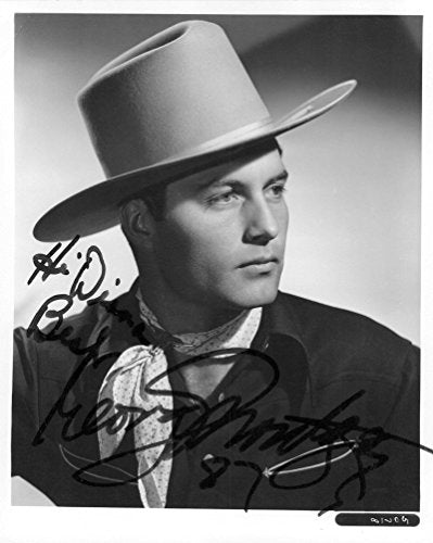 George Montgomery (d. 2000) Signed Autographed Glossy 8x10 Photo 