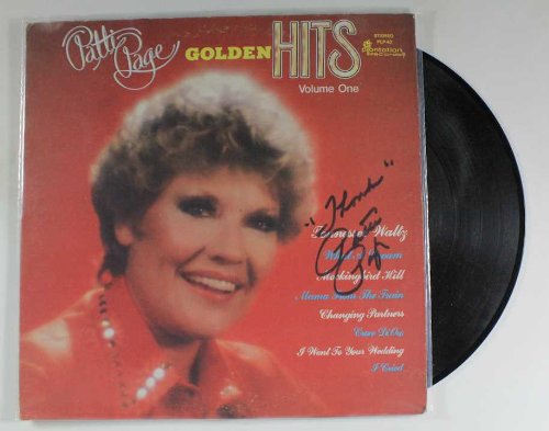 Patti Page Signed Autographed 