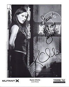 Karen Cliche Signed Autographed Mutant X "To Steve" Glossy 8x10 Photo - COA Matching Holograms
