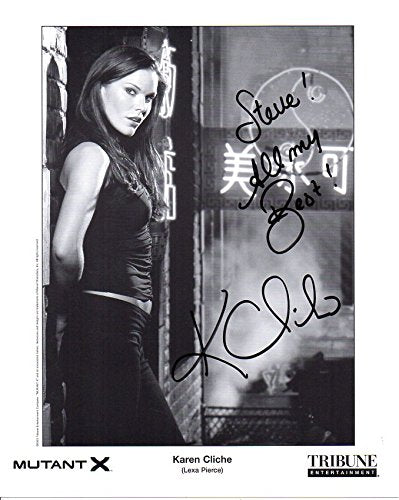 Karen Cliche Signed Autographed Mutant X 