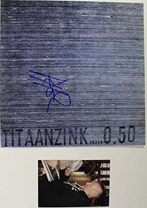 Peter Hook Signed Autographed "Titaanzink" 12x12 Promo Flat - COA Matching Holograms