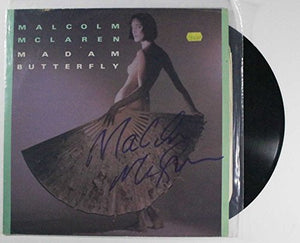 Malcolm McLaren (d. 2010) Signed Autographed "Madame Butterfly" Record Album - COA Matching Holograms