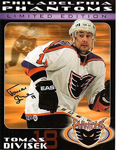 Tomas Divisek Signed Autographed Color 8x10 Photo (Philadelphia Flyers) - COA Matching Holograms