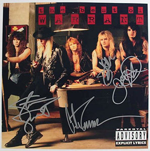 Warrant Band Signed Autographed "The Best of Warrant" 12x12 Promo Photo - COA Matching Holograms