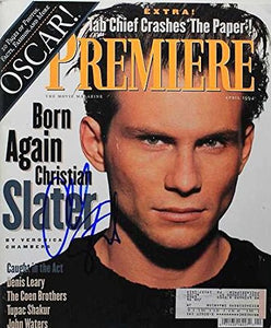 Christian Slater Signed Autographed Complete "Premiere" Magazine - COA Matching Holograms