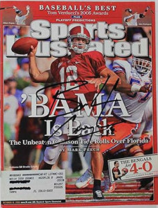 Brodie Croyle Signed Autographed Complete "Sports Illustrated" Magazine - COA Matching Holograms