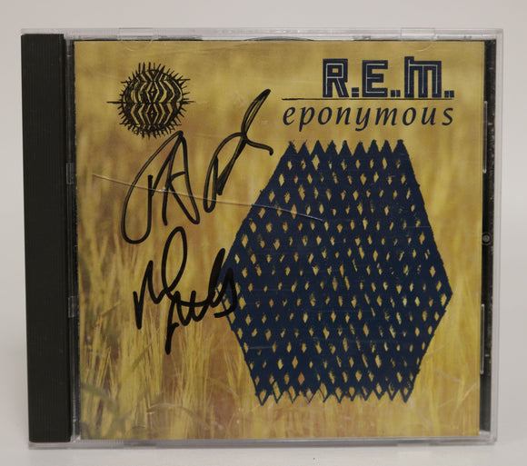 Mike Mills & Peter Buck Signed Autographed R.E.M. 