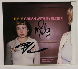 Mike Mills & Peter Buck Signed Autographed R.E.M. "Crush With Eyeliner" Music CD - COA Matching Holograms